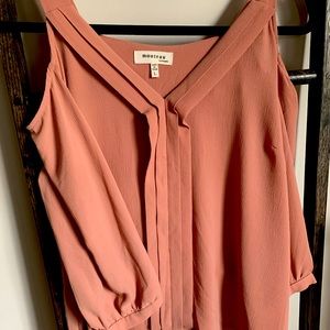 Monteau Open Shoulder Blouse